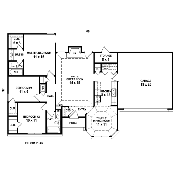 Country Floor Plan - Main Floor Plan #81-13862