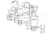 Mediterranean Style House Plan - 6 Beds 7 Baths 6509 Sq/Ft Plan #80-215 