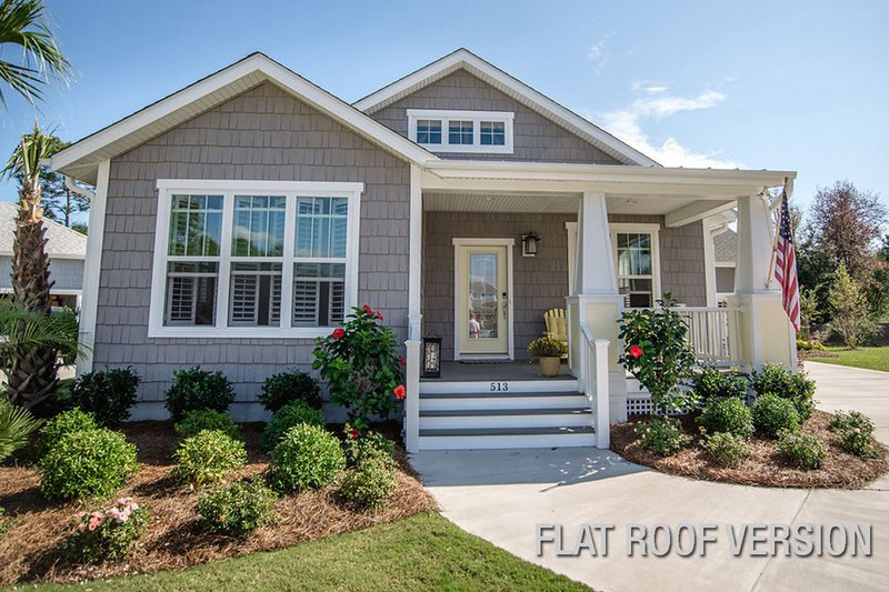 House Design - Exterior - Front Elevation 3 for Craftsman House Plan #461-55 - 3 bed, 2 bath