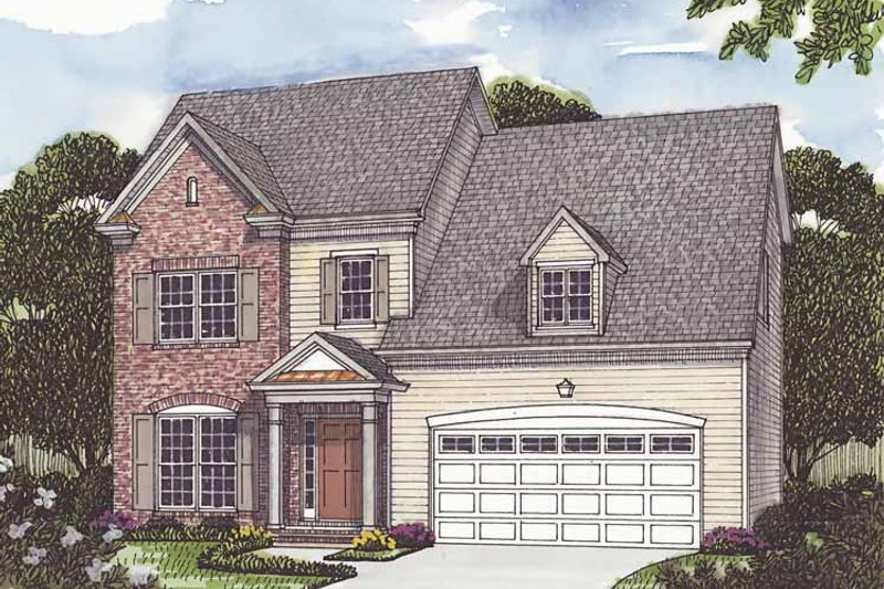 Dream House Plan - Traditional Exterior - Front Elevation Plan #453-503
