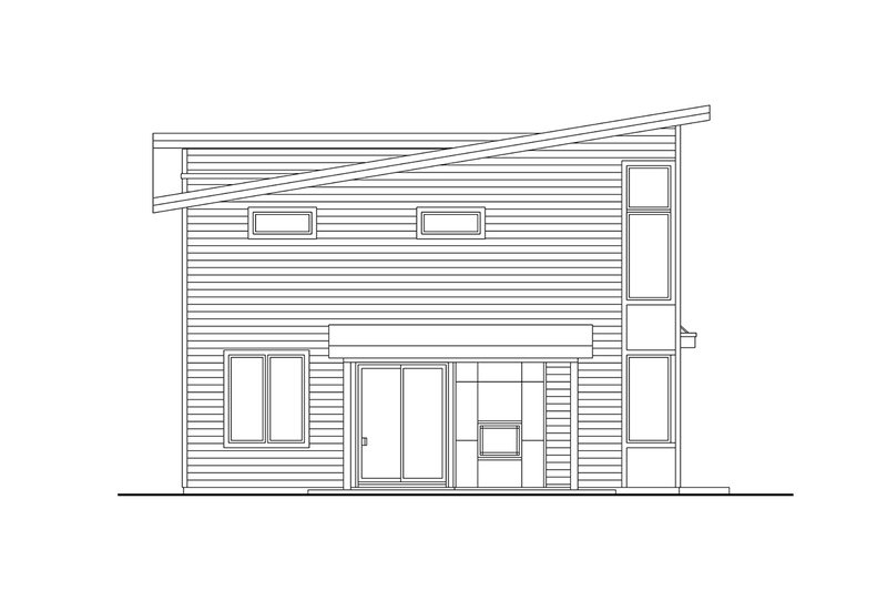 Dream House Plan - Exterior - Other Elevation for Modern House Plan #124-1347 - 3 bed, 2.5 bath