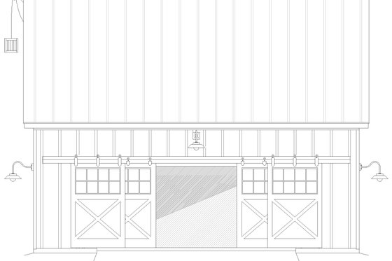 Exterior - Front Elevation 3 for Country House Plan #932-837, 0 bath