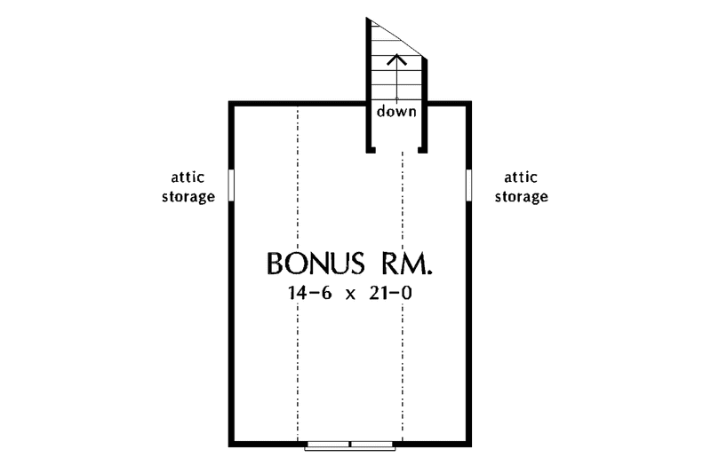 Home Plan - Floor Plan - Other Floor for Ranch House Plan #929-342 - 3 bed, 2 bath