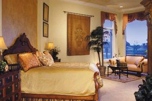 Interior - Bedroom for Mediterranean House Plan #930-316 - 3 bed, 4.5 bath