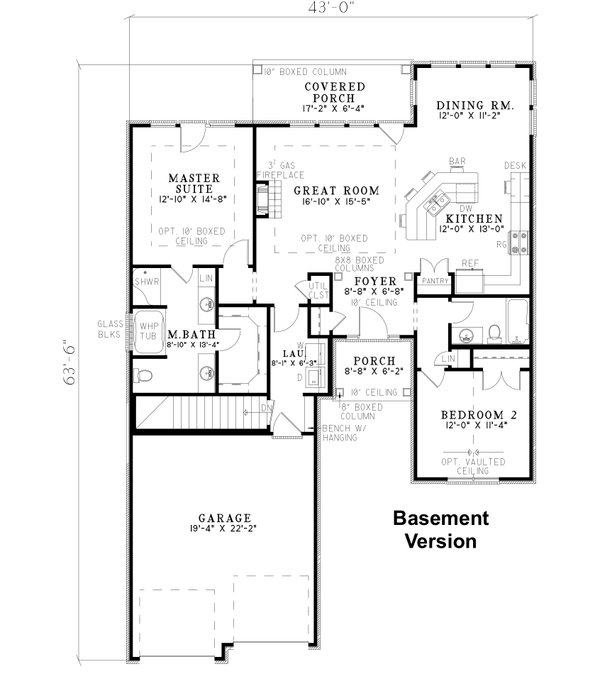 Traditional Floor Plan - Other Floor Plan #17-188