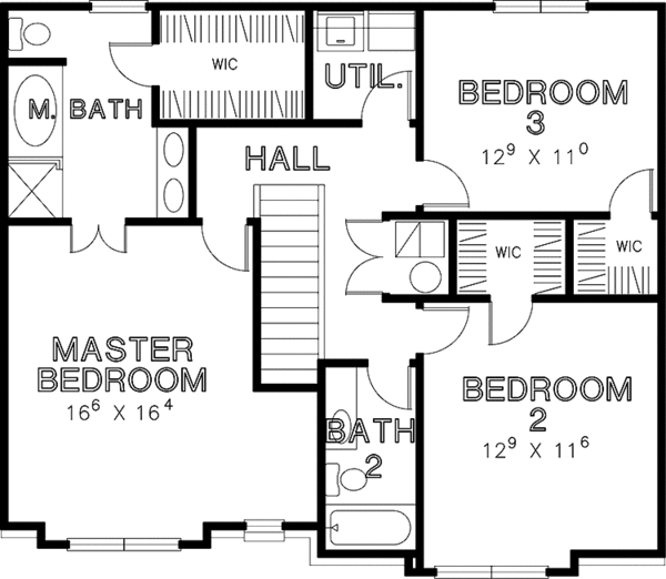Dream House Plan - Country Floor Plan - Upper Floor Plan #472-411