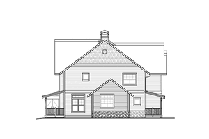 Exterior - Other Elevation for Traditional House Plan #1042-13 - 9 bed, 6 bath