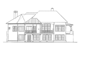 Craftsman Style House Plan - 3 Beds 2 Baths 2249 Sq/Ft Plan #54-304 Exterior 