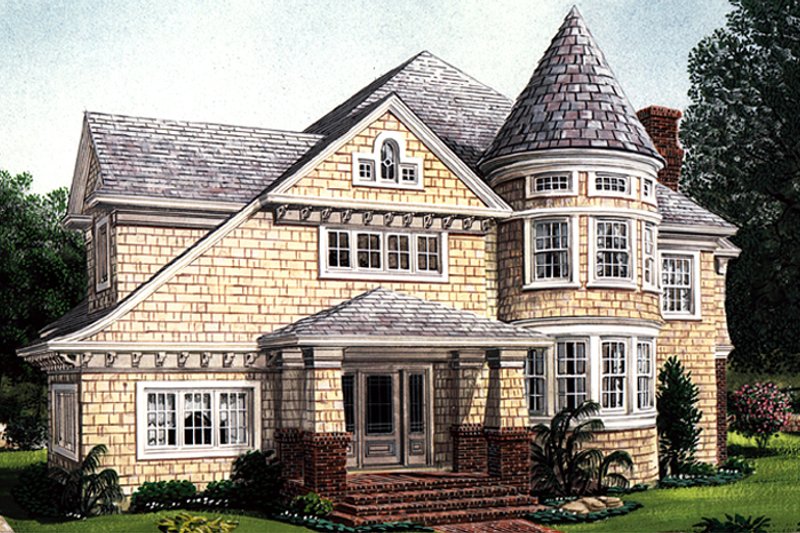 House Plan Design - Craftsman Exterior - Front Elevation Plan #410-3581