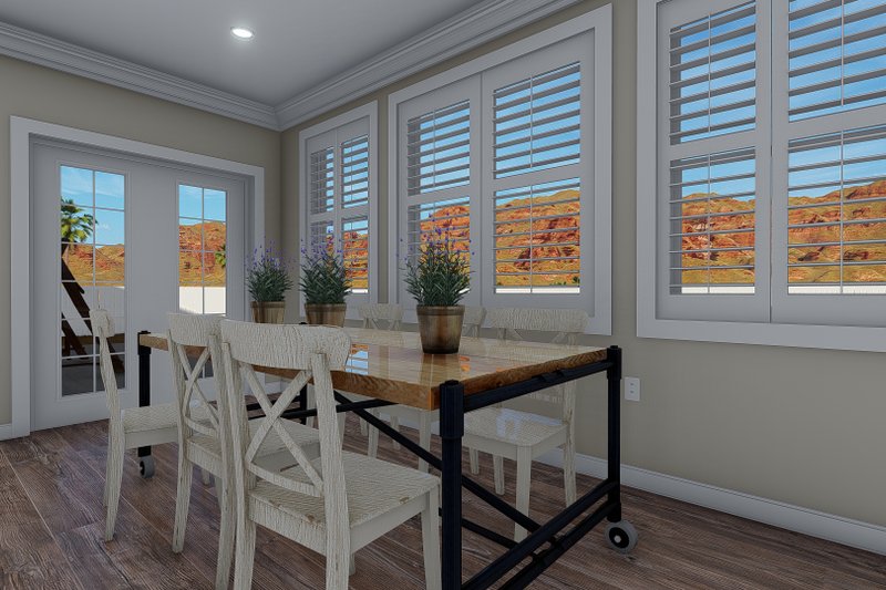 Dream House Plan - Interior - Dining Room for Traditional House Plan #1060-60 - 3 bed, 2 bath