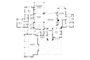 European Style House Plan - 4 Beds 3.5 Baths 4352 Sq/Ft Plan #48-878 