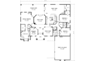 Mediterranean Style House Plan - 4 Beds 3.5 Baths 3239 Sq/Ft Plan #1-801 