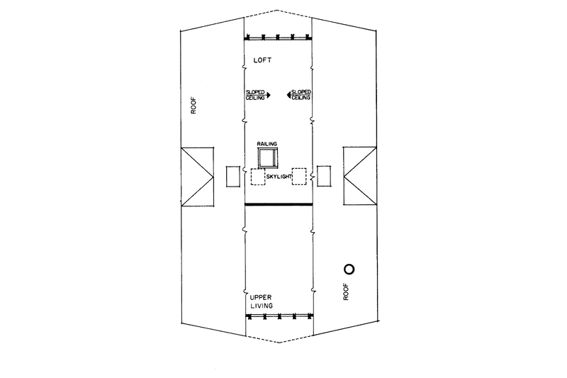 Home Plan - Floor Plan - Other Floor for Cabin House Plan #72-538 - 3 bed, 2 bath