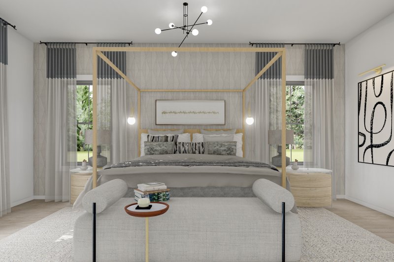 House Design - Interior - Master Bedroom for Barndominium House Plan #1064-301 - 3 bed, 2.5 bath