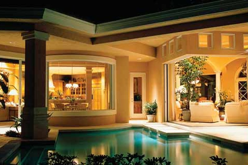 Dream House Plan - Exterior - Rear Elevation for Mediterranean House Plan #930-110 - 3 bed, 4 bath