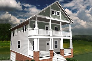 Exterior - Other Elevation 4 for Craftsman House Plan #461-34 - 4 bed, 3 bath