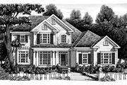 Colonial Style House Plan - 4 Beds 3 Baths 2334 Sq/Ft Plan #927-886 