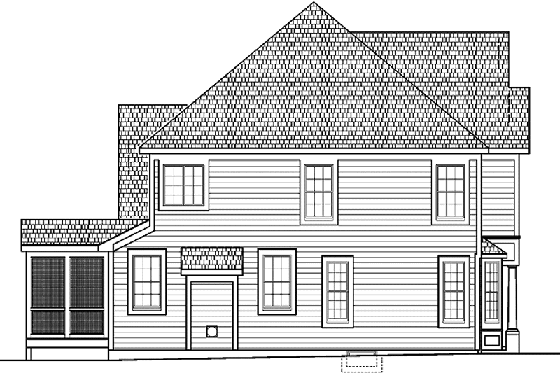 Dream House Plan - Exterior - Other Elevation for Traditional House Plan #328-453 - 4 bed, 3.5 bath