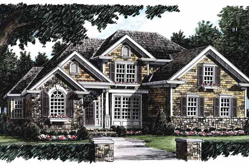Home Plan - Country Exterior - Front Elevation Plan #927-623