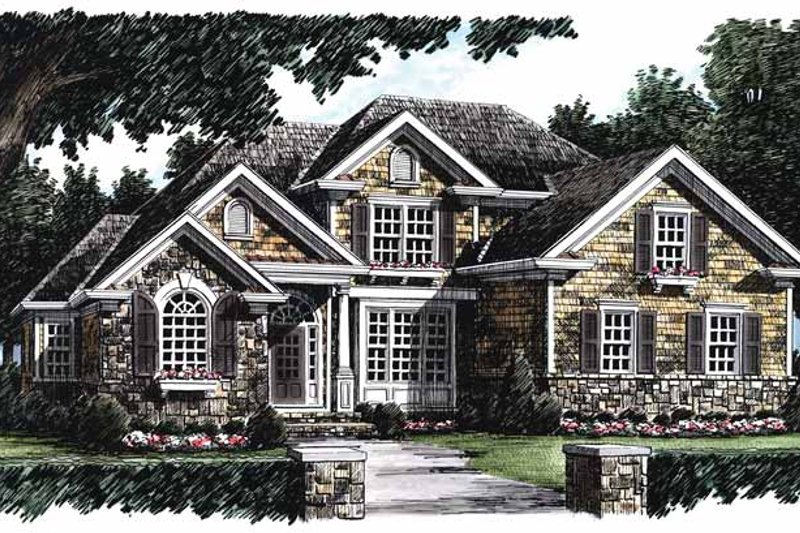 Dream House Plan - Country Exterior - Front Elevation Plan #927-623