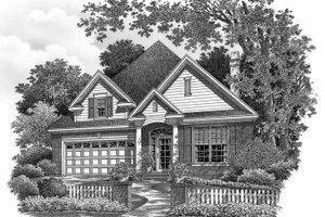 Country Exterior - Front Elevation Plan #929-760