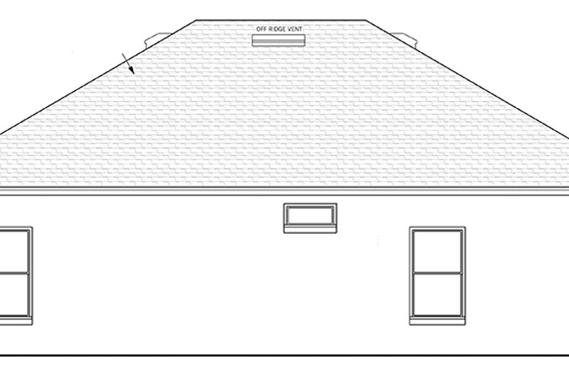 House Blueprint - Exterior - Other Elevation 6 for Mediterranean House Plan #1058-115 - 2 bed, 2 bath
