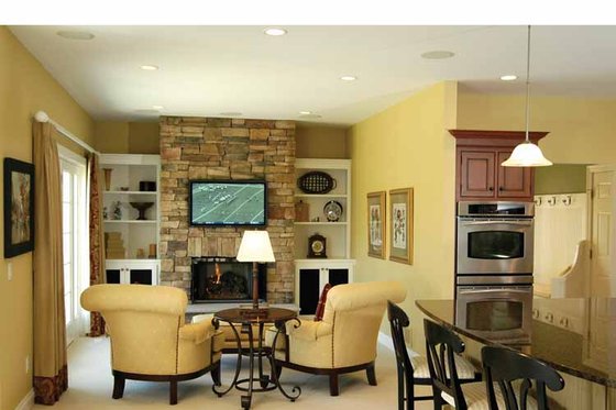 Interior - Family Room 2 for Traditional House Plan #928-222 - 3 bed, 3.5 bath