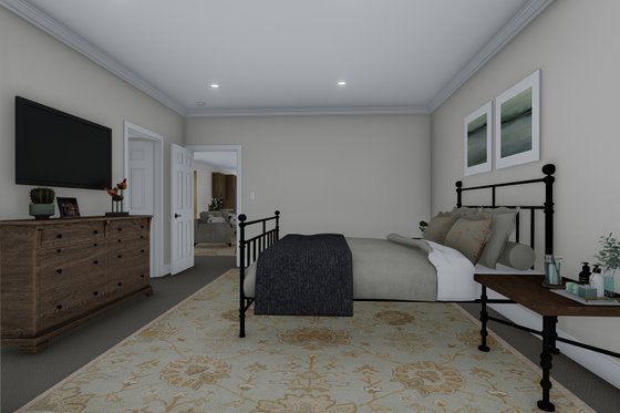 Interior - Master Bedroom for Barndominium House Plan #1060-83 - 3 bed, 3 bath