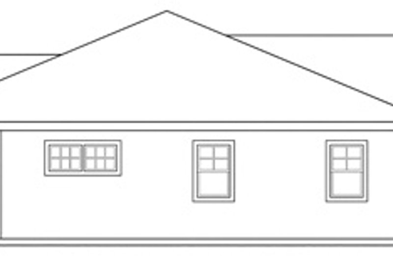 Dream House Plan - Exterior - Other Elevation for Traditional House Plan #124-827 - 3 bed, 0 bath