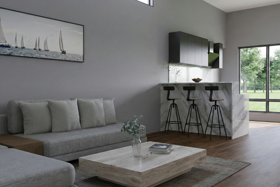 Interior - Family Room 2 for Modern House Plan #923-451 - 3 bed, 2 bath