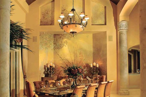 Interior - Dining Room for Mediterranean House Plan #930-327 - 5 bed, 5 bath