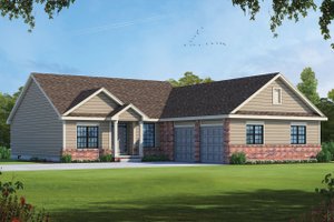 Traditional Exterior - Front Elevation Plan #20-2404