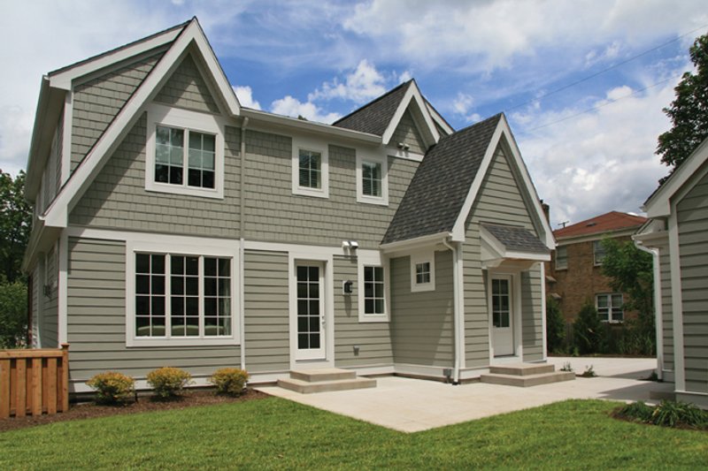 Architectural House Design - Exterior - Rear Elevation for Tudor House Plan #928-257 - 4 bed, 2.5 bath