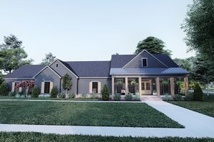 Farmhouse Exterior - Front Elevation Plan #923-304