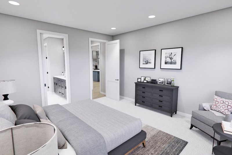 Dream House Plan - Interior - Master Bedroom 1 for Farmhouse House Plan #51-1280 - 4 bed, 3.5 bath