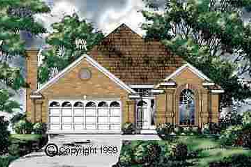 Dream House Plan - European Exterior - Front Elevation Plan #40-145