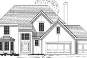 Traditional Exterior - Front Elevation Plan #67-535