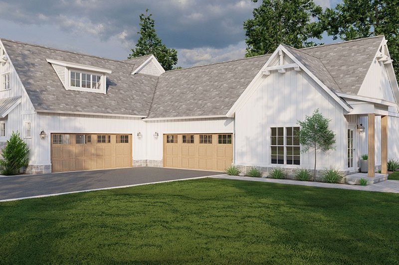 Home Plan - Exterior - Front Elevation 3 for Craftsman House Plan #923-308 - 5 bed, 3 bath