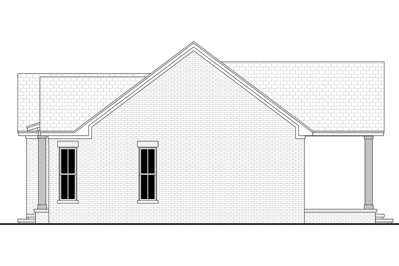 House Blueprint - Exterior - Other Elevation 1 for Farmhouse House Plan #430-449 - 3 bed, 2 bath