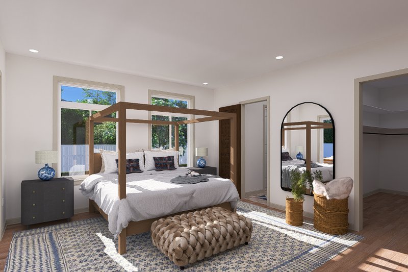 House Design - Interior - Master Bedroom 1 for Mediterranean House Plan #1060-255 - 3 bed, 2.5 bath