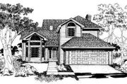 Traditional Style House Plan - 3 Beds 2.5 Baths 1738 Sq/Ft Plan #303-101 