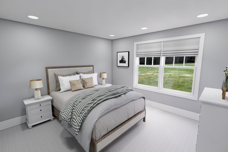 House Plan Design - Interior - Bedroom 1 for Traditional House Plan #51-1252 - 3 bed, 3.5 bath
