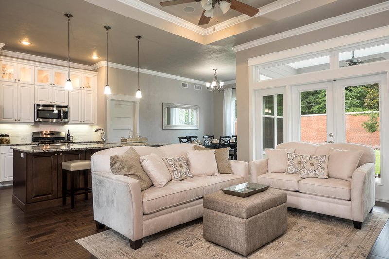 Home Plan - Interior - Family Room for Farmhouse House Plan #938-142 - 4 bed, 2 bath