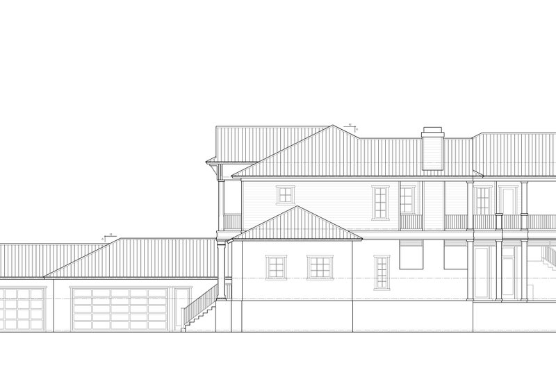 Dream House Plan - Exterior - Other Elevation 2 for Cottage House Plan #938-153 - 5 bed, 5.5 bath
