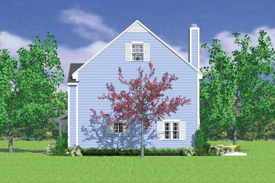 Exterior - Other Elevation for Country House Plan #72-1105 - 3 bed, 2.5 bath