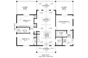 Ranch Style House Plan - 3 Beds 2 Baths 1468 Sq/Ft Plan #932-718 