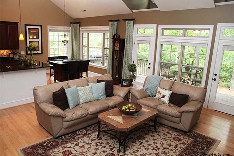 House Plan Design - Interior - Family Room for Ranch House Plan #929-745 - 3 bed, 2 bath