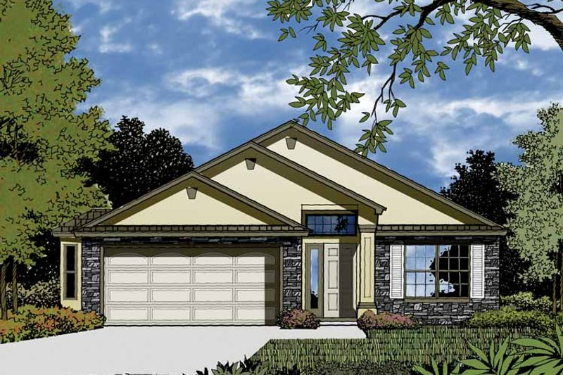 Dream House Plan - Contemporary Exterior - Front Elevation Plan #1015-30