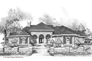 Mediterranean Style House Plan - 3 Beds 2 Baths 3351 Sq/Ft Plan #930-300 
