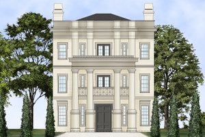 Classical Exterior - Front Elevation Plan #119-343